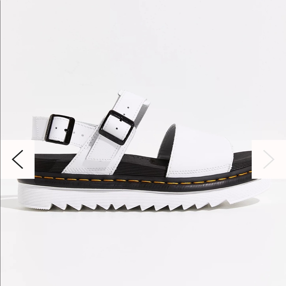 Dr. Martens White Sandals